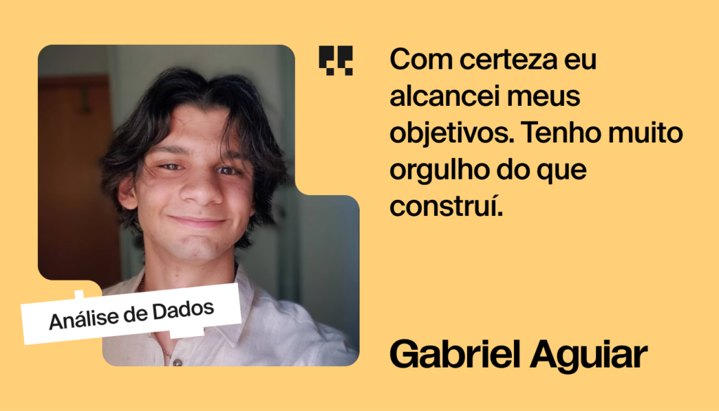 Como Gabriel entrou no mercado de dados aos 21 anos com a TripleTen