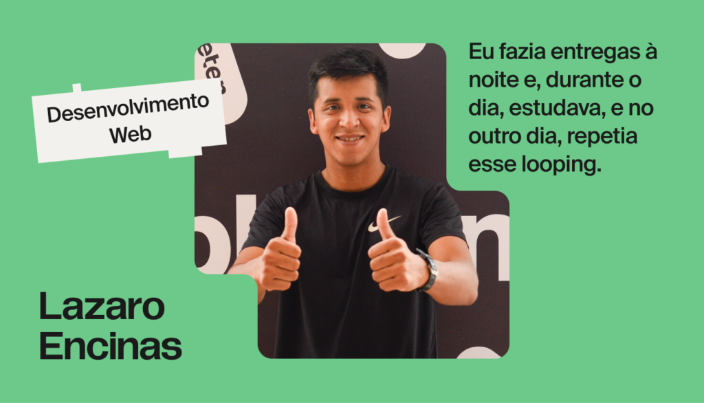 Da feirinha do Chile ao Front-End no Brasil: Conheça a trajetória do Lazaro 